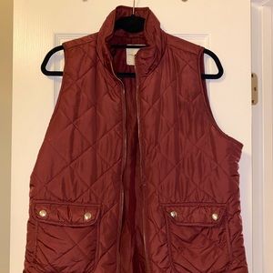 Magenta Puffer vest
